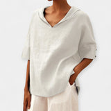 Блуза Ленена Разхлабена