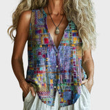 Топ Безръкав С Копчета