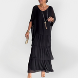 Рокля Плисирана С Коприна