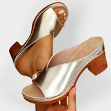 Сандали с Дебел Ток