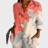 Блуза Памук Флорална Тъкан