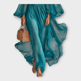 Ефирна Рокля С Коприна