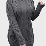 Пуловер С Висока Яка