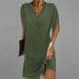 Рокля От Вискоза С Деколте