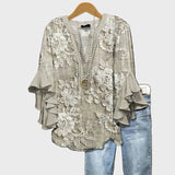 Тениска С Флорални Мотиви