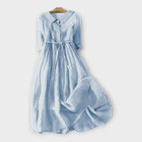 Рокля Коприна Чист Силует