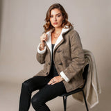 Палто С Флисова Облицовка