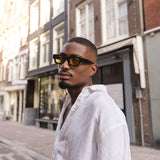 Рокля от Лен с Чисти Линии