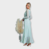 Рокля С Структурен Силует