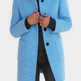 Жакета Вълнена Смес Яка