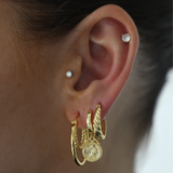 Обеци С Усукан Дизайн