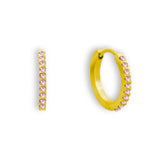 Сребърни Обеци Кристали