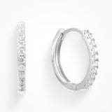 Сребърни Обеци Кристали