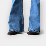 Дънки Флейр Висока Талия