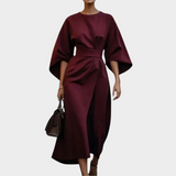 Минималистична Рокля С Пояс