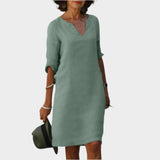 Рокля с V-образно Деколте