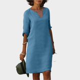 Рокля с V-образно Деколте