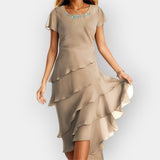 Рокля Със Слоеве Шифон