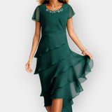 Рокля Със Слоеве Шифон