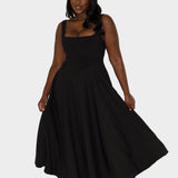 Рокля Миди Права Кройка