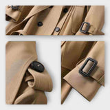 Тренч Дълъг С Ремък