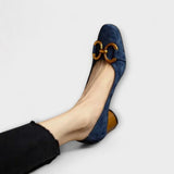 Високи Токчета Тънка Кожа