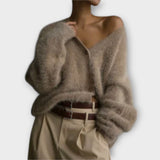 Кардиган с Овърсайз Акцент