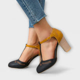 Обувки Високи Токчета Кожа