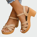 Сандали Платформа С Ремък