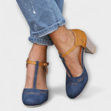 Обувки Високи Токчета Кожа