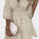 Дантелена Лятна Мини Рокля