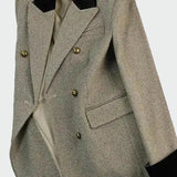 Сако Двуредно Висок Ревер