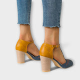 Обувки Високи Токчета Кожа