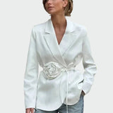 Сако Обемен Пояс С Роза