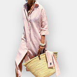 Лятна Рокля-Риза С Пруги