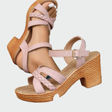 Сандали Платформа С Ремък