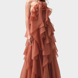 Рокля Халтер Деколте