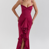 Рокля с Волани по Деколте