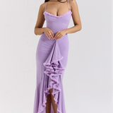 Рокля с Волани по Деколте