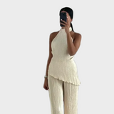 Комбинезон Плисиран Бежов