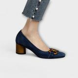 Високи Токчета Тънка Кожа