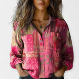 Винтидж Тениска С Узор