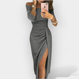 Рокля със Стилен Разрез