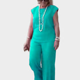 Комплект С Сатен Панталони