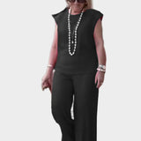 Комплект С Сатен Панталони