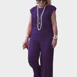 Комплект С Сатен Панталони