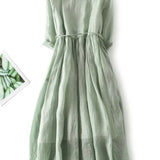 Рокля С Лек Плат