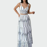 Комплект Бел Летен С Връзки