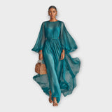 Ефирна Рокля С Коприна