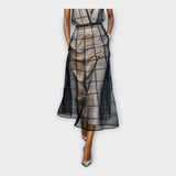 Рокля Коприна С Детайли